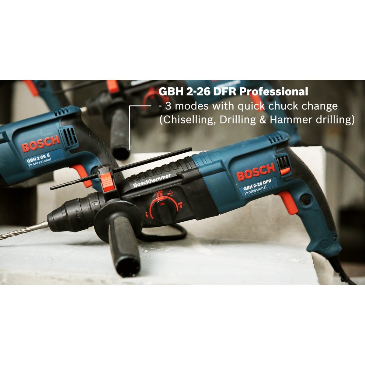 Bosch Gbh Dfr Rotary Hammer Professional With Sds Plus Modes