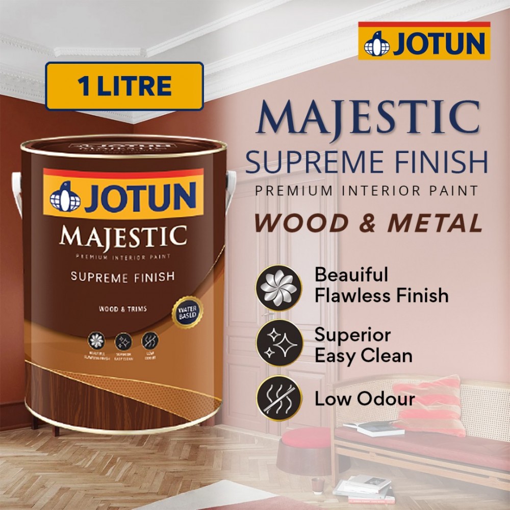 Jotun Majestic Supreme Finish Gloss Premium Interior Paint For Wood