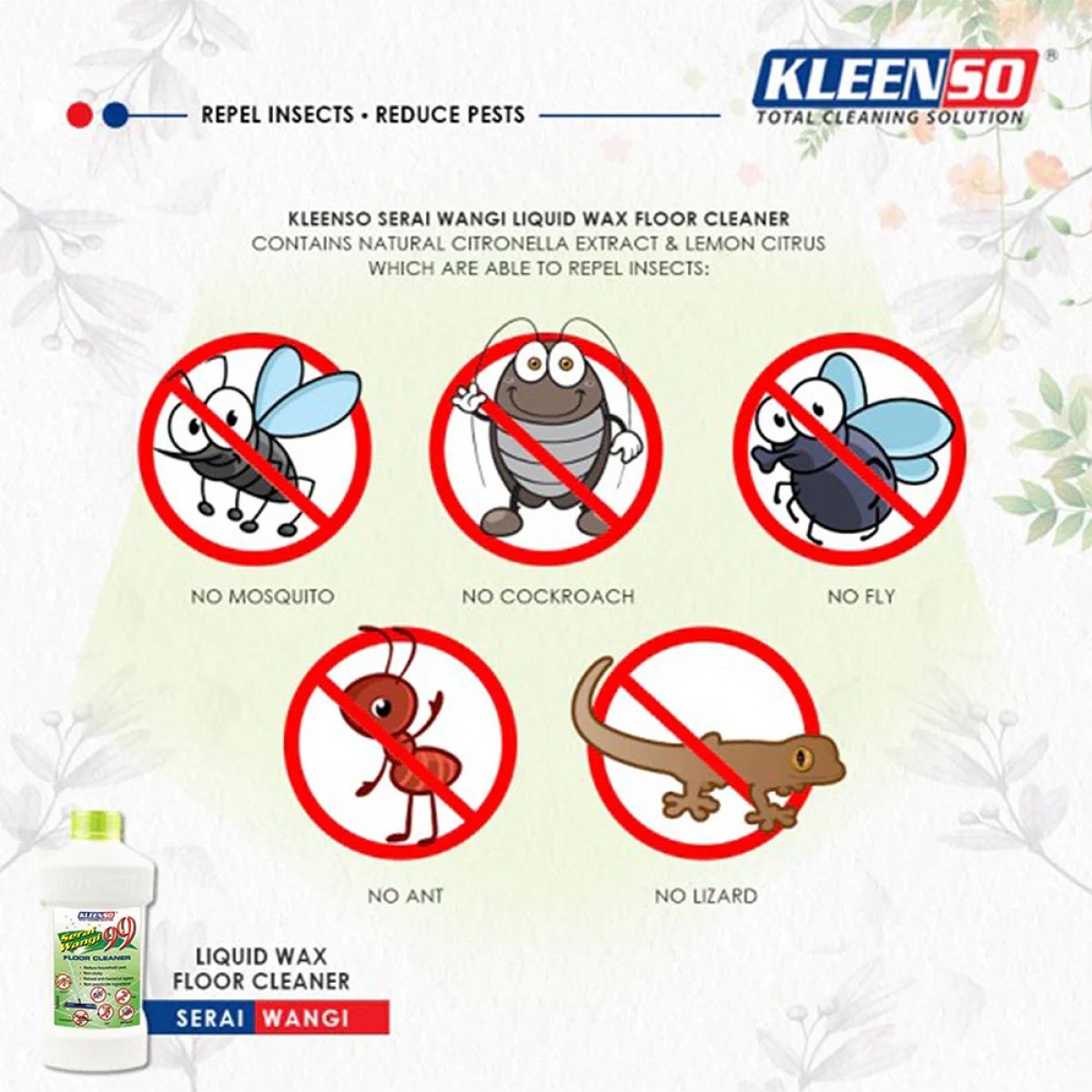 Kleenso Serai Wangi Floor Cleaner Gm