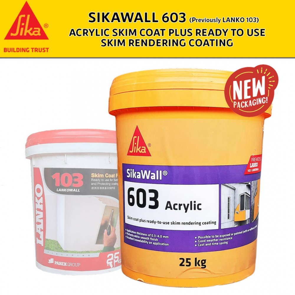 Sikawall Lanko Skim Coat Plus Kg