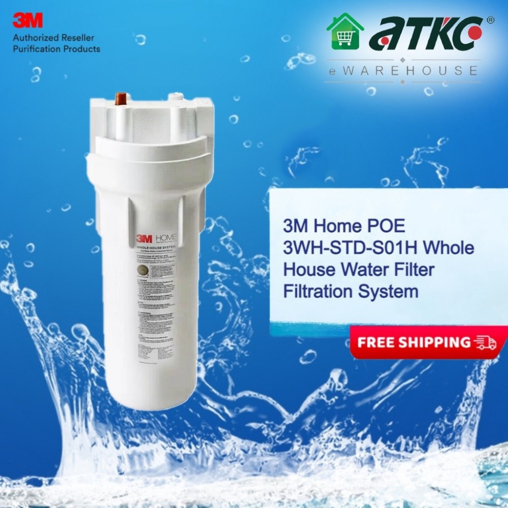 3M Water Filter | 3M Home POE 3WH-STD-S01H Outdoor Whole House Water ...