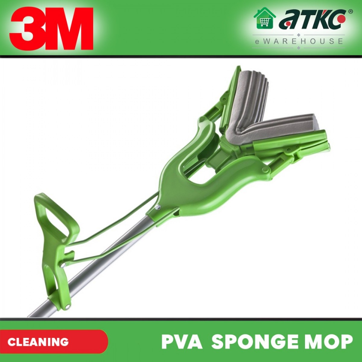 3M Scotch-Brite Hand Free Quick Dry PVA Sponge Mop