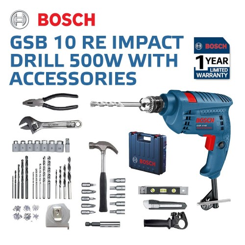 Bosch gsb 500w online 10 re