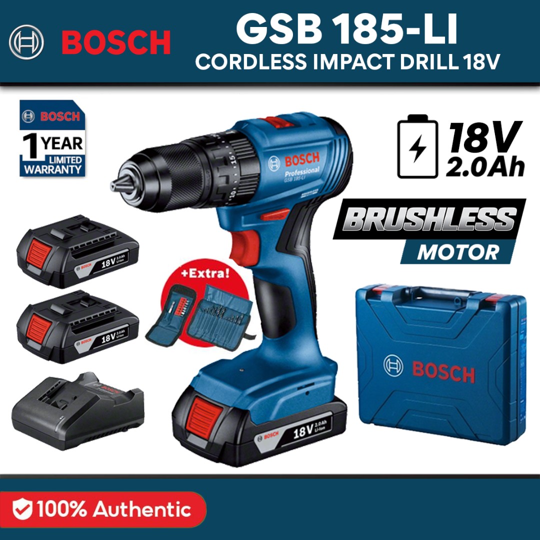 Harga cordless best sale drill bosch