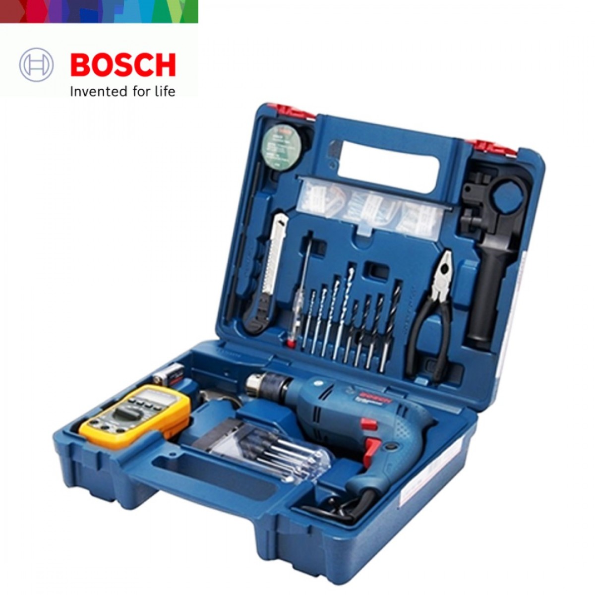 BOSCH GSB 550 Impact Drill Professional 550W with Accessories Set