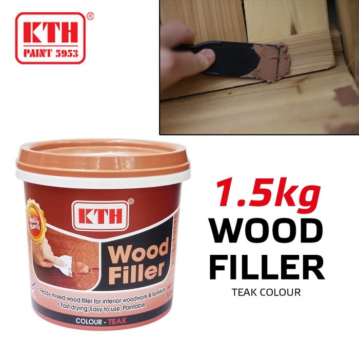 PYE Interior Wood Filler (Teak) 0.5KG