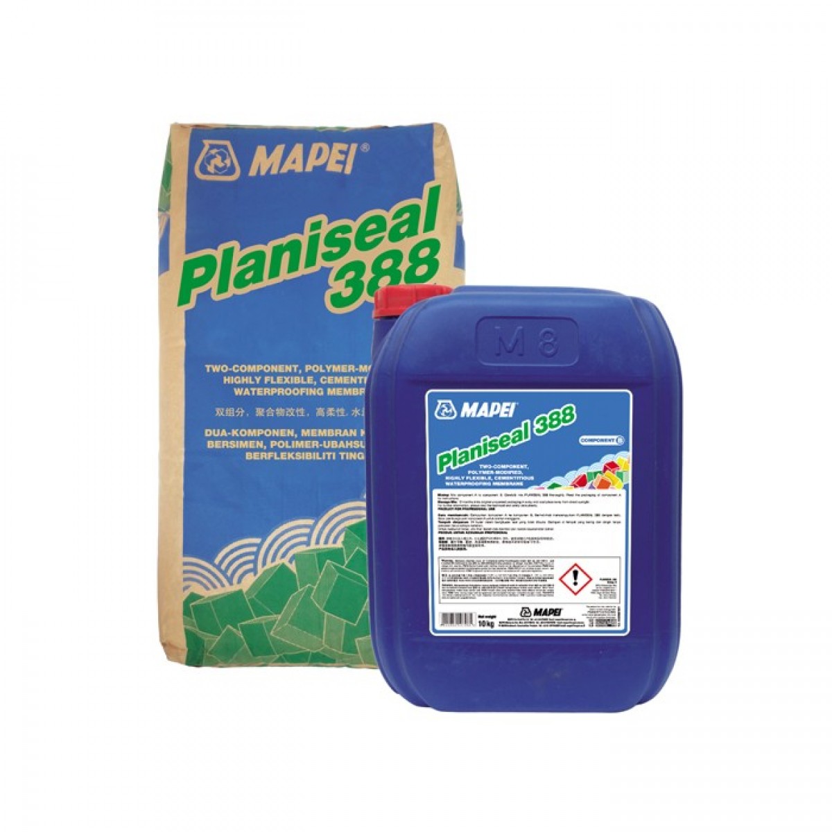 Mapei Planiseal 388 Two Component Cementitious Waterproofing Membrane ...