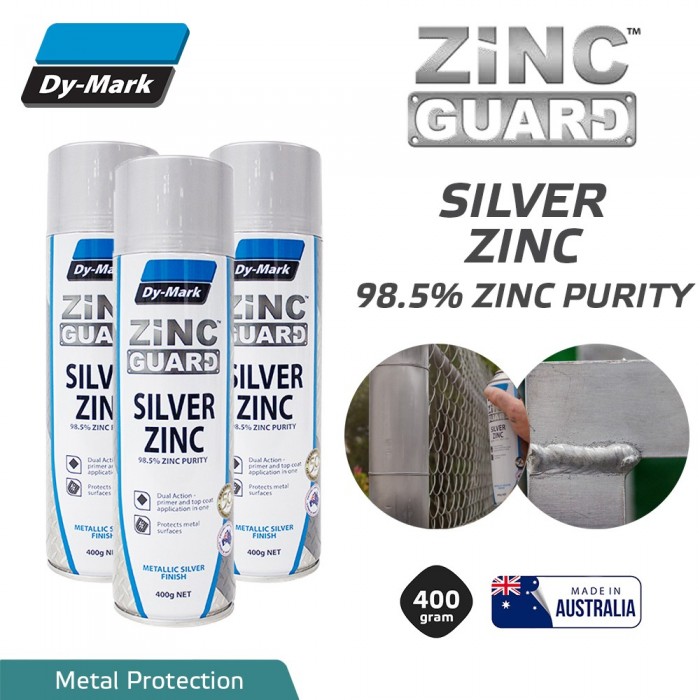 Silver zinc spray paint on sale bunnings