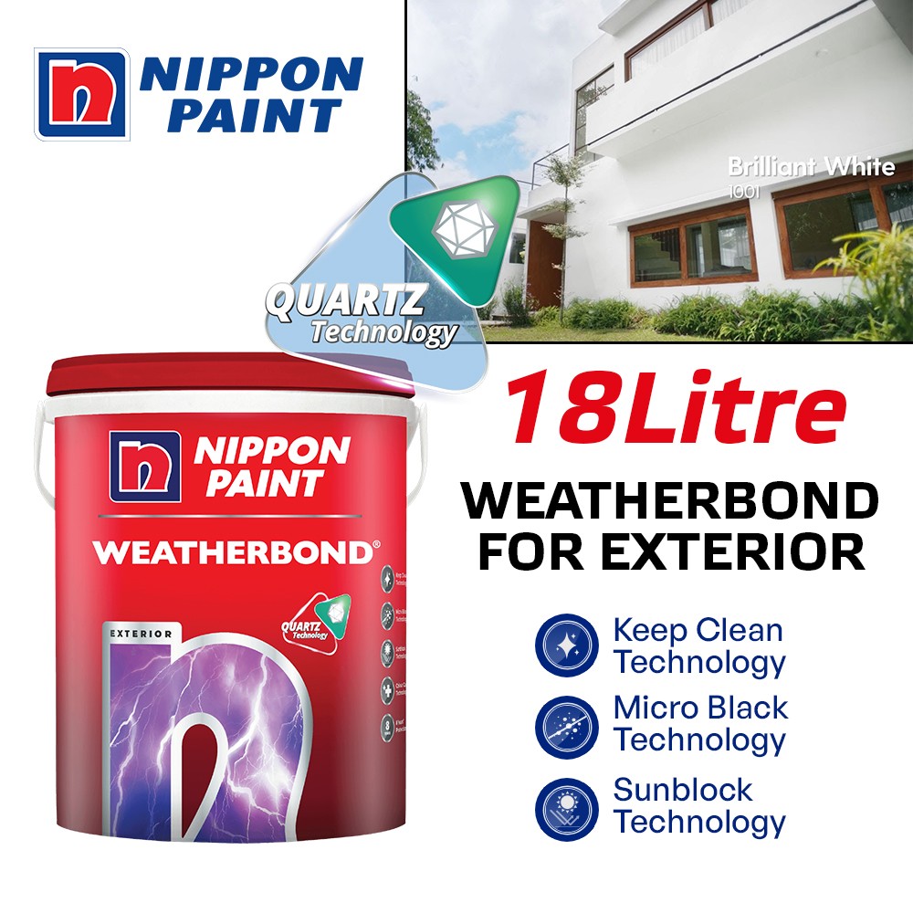 Nippon Paint Weatherbond Selected Premium Colours (T) 18L