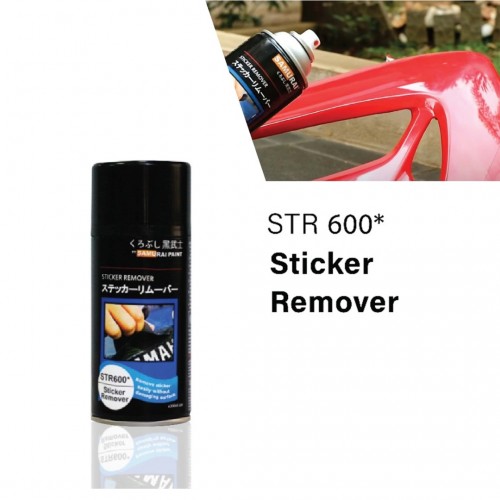 Samurai Paint Remover PR500 Sticker Remover STR600 Aerosol Motor Spray  Penghilang Calar Sticker Removal JX DIY