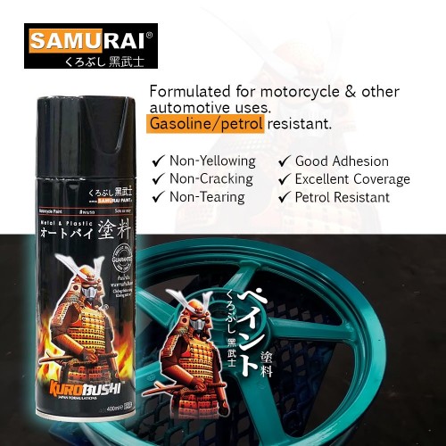 Samurai Aerosol Spray Paint 400ml Fluorescent Colour