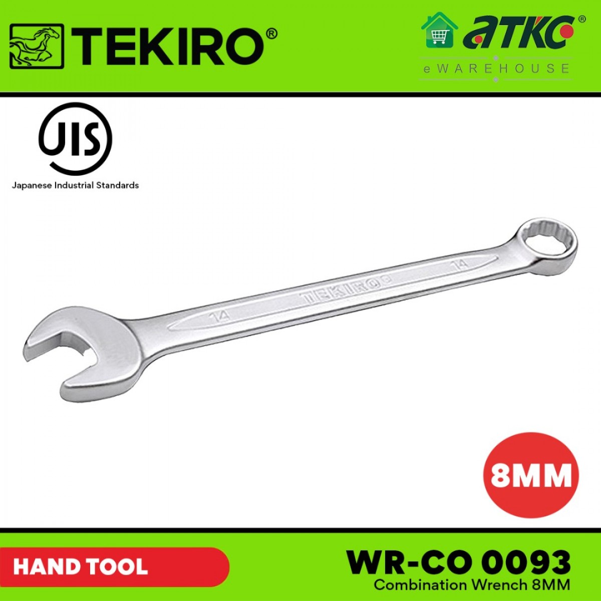 Tekiro Wr Co0093 Combination Wrench 8mm