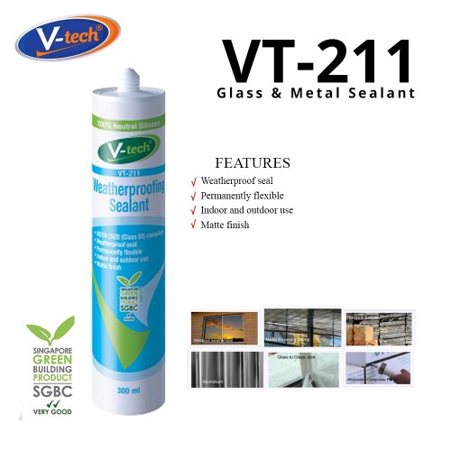 Download V Tech Vt 211 Weatherproofing Sealant High Modulus Neutral Silicone Sealant 300ml 24crt Ctn PSD Mockup Templates