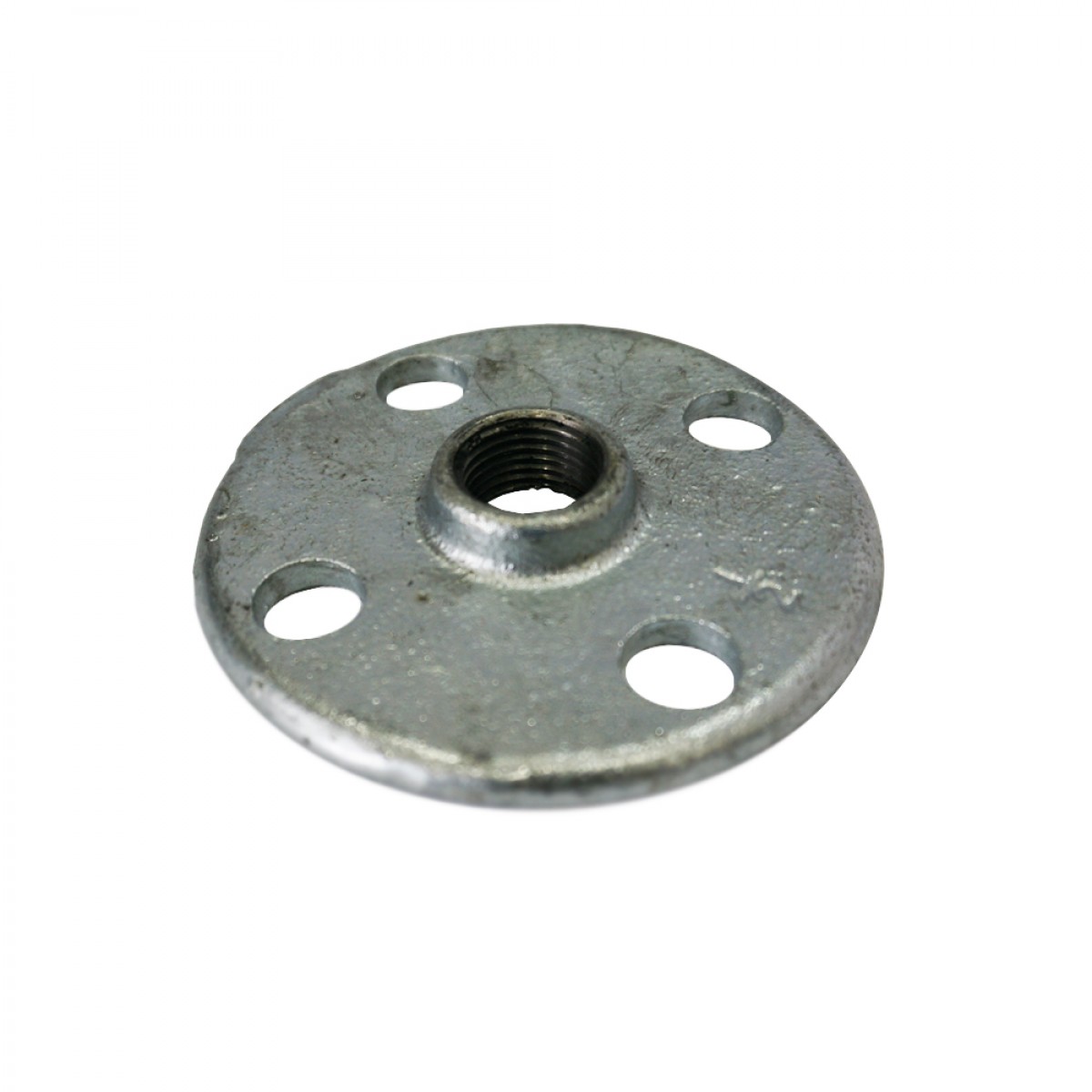 Galvanized Iron (GI) Fittings Round Flange with Holes 1/2