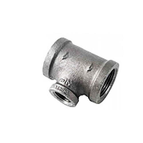 Galvanized Iron Gi Fittings Reducing Tee 3 4 X 1 2